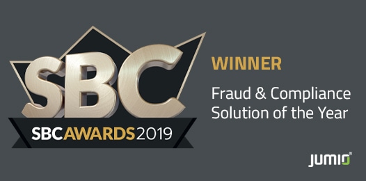 Jumio Wins Fraud & Compliance Solution of the Year at 2019 SBC Awards