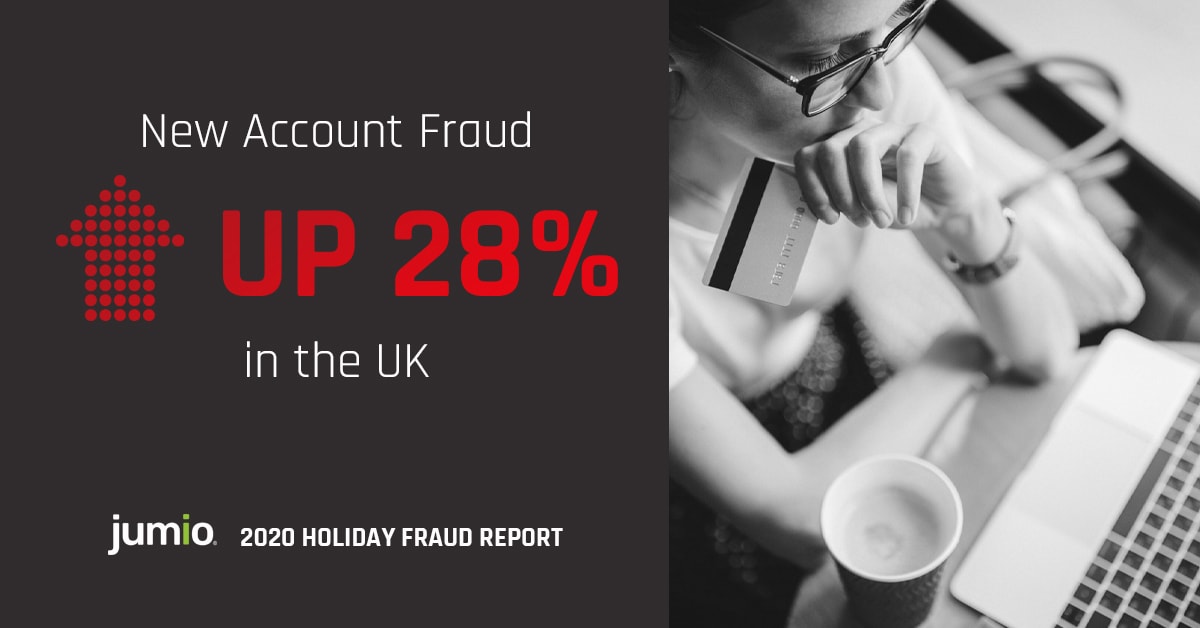 New Account Fraud Up 28% in UK Jumio 2020 Holiday Fraud Report