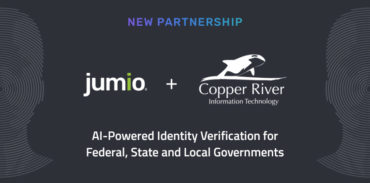 New Partnership Jumio LOGO Copper River IT LOGO AI-Powered Identity Verification for Federal, State and Local Governments
