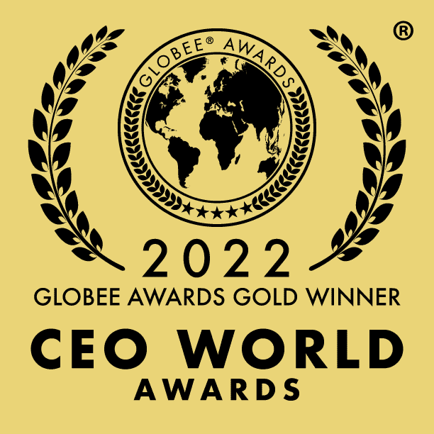 2022 Globee Awards Gold Winner CEO World Awards