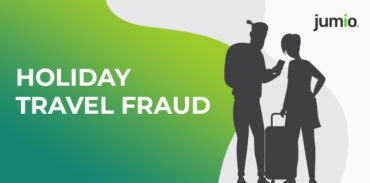 image of travel. Image text reads: Holiday travel fraud