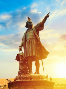 image of statue located in Dominican Republic