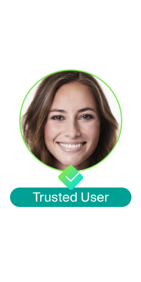 image of headshot of woman with girl circle around it with a check mark that says