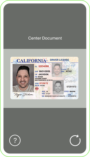 how it works graphic showing phone screen with CA ID